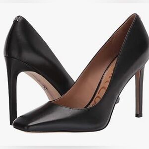 SAM EDELMAN Women’s Beth Square Toe Stiletto High Heel LEATHER Shoes Size 10 NEW